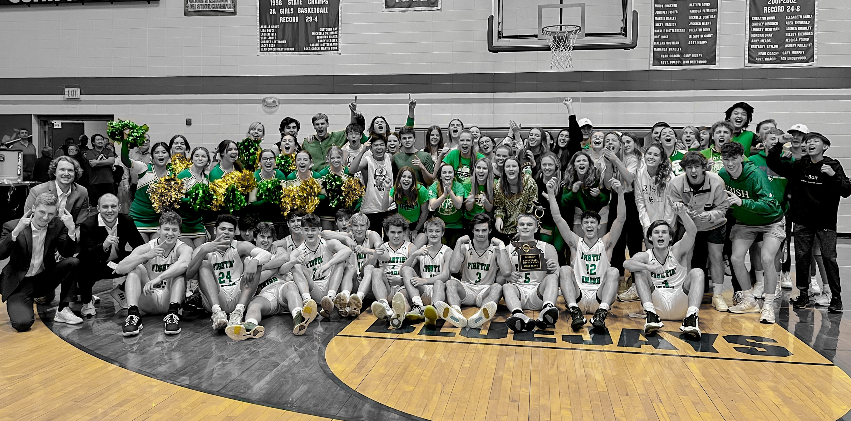 Irish claim first ever Class 5 district title
