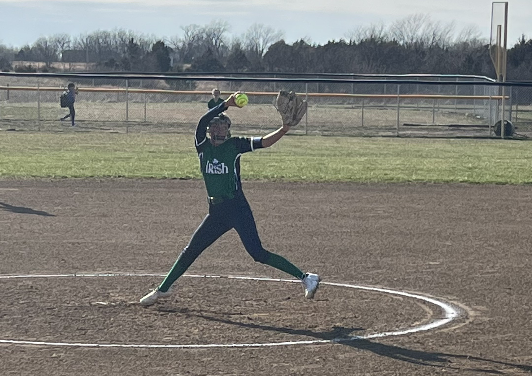 Irish Softball Wins Season Opener