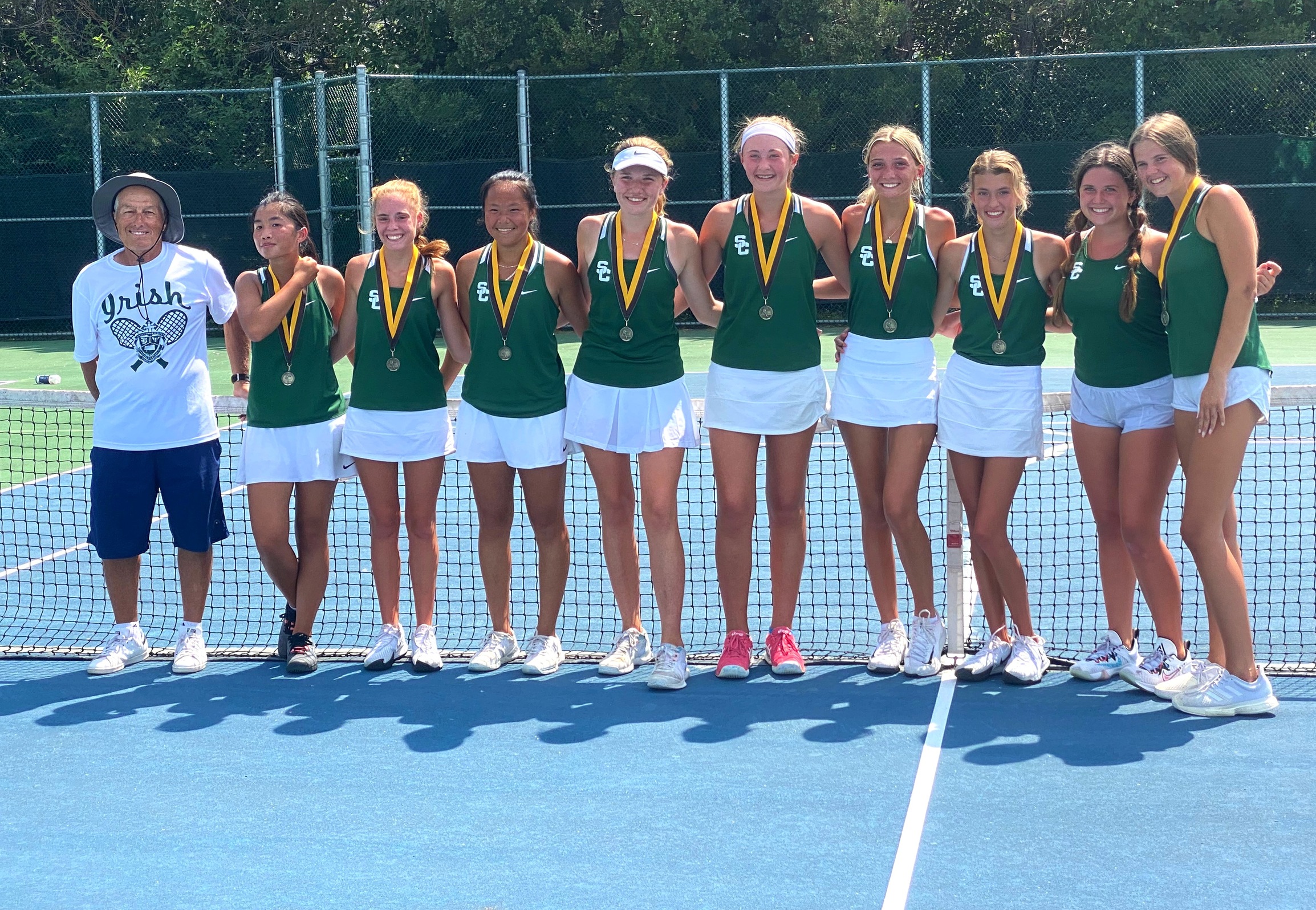 Lady Irish Start season strong with gold at Kickapoo Invitational