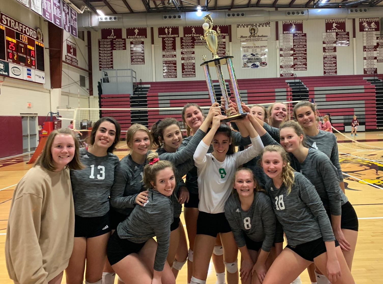 Lady Irish take Second in Strafford Volleyfest