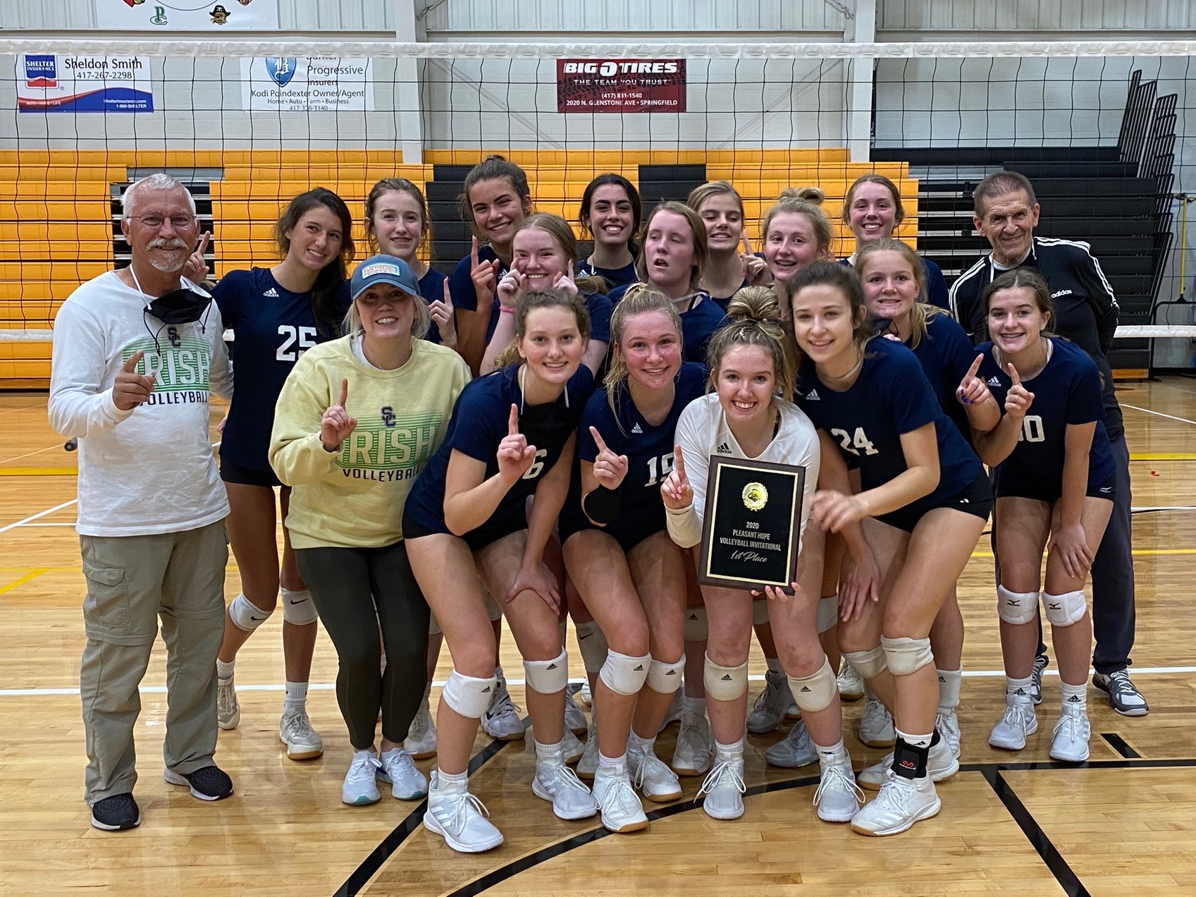 9-0 Start nets Lady Irish SofO Tournament Title