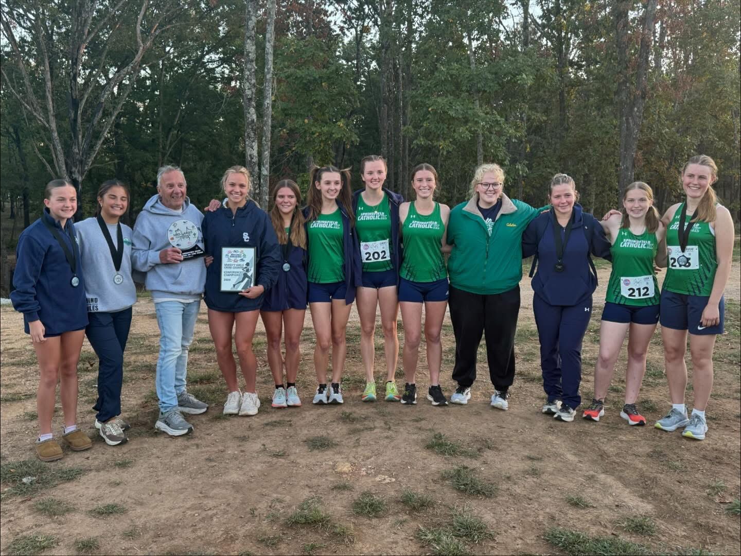 Lady Irish Cross Country Repeats as Mid-Lakes Conference Champions